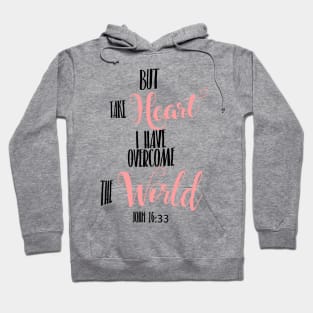 John 16:33 Hand Writing Bible Verse Hoodie